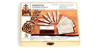 Set cutite de cioplit "Hargita" in cutie lemn